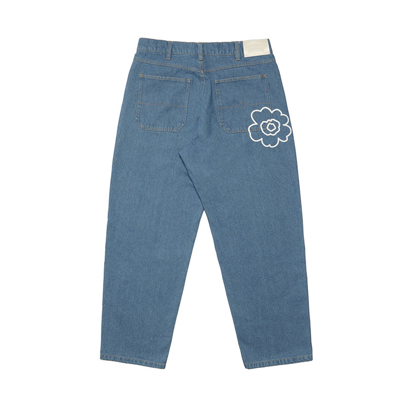 MONTLEY(モーレー)/ FLOWER DENIM PANTS -W.INDIGO-