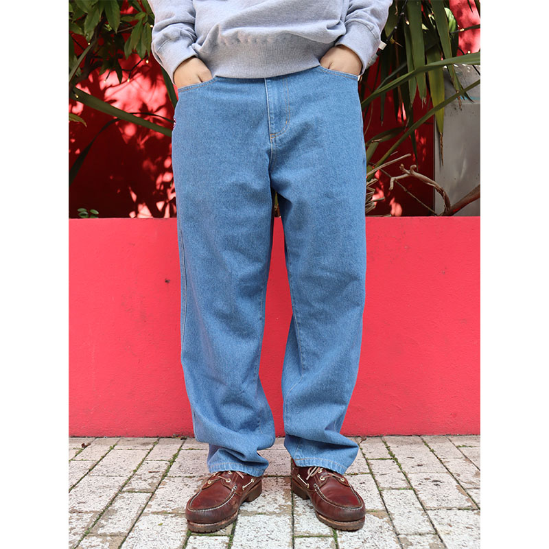 MONTLEY(モーレー)/ FLOWER DENIM PANTS -W.INDIGO-