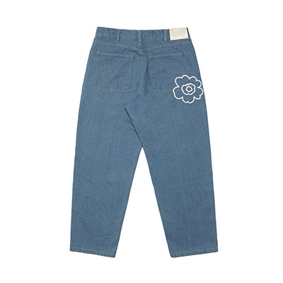 MONTLEY(モーレー)/ FLOWER DENIM PANTS -W.INDIGO-
