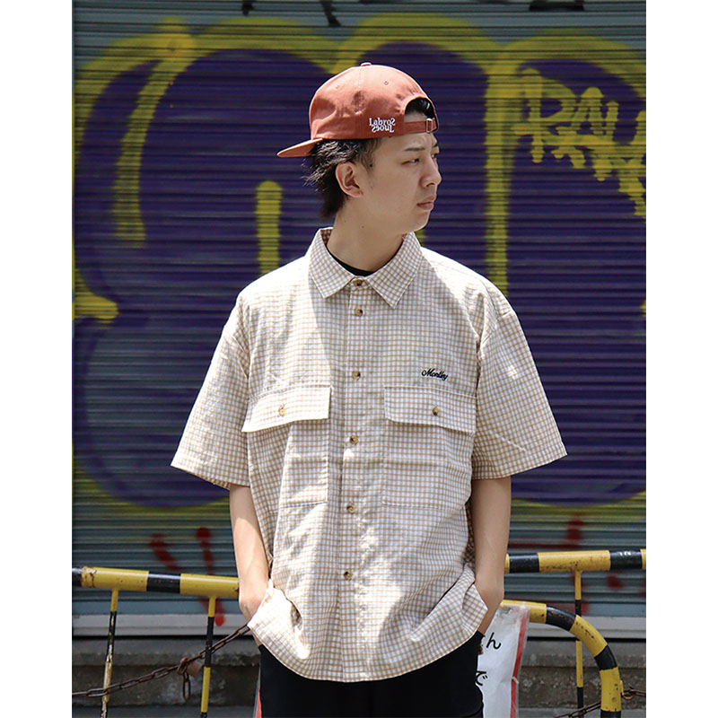 MONTLEY(モーレー)/ CHECK SS SHIRT -3COLOR-