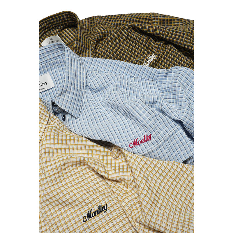 MONTLEY(モーレー)/ CHECK SS SHIRT -3COLOR-