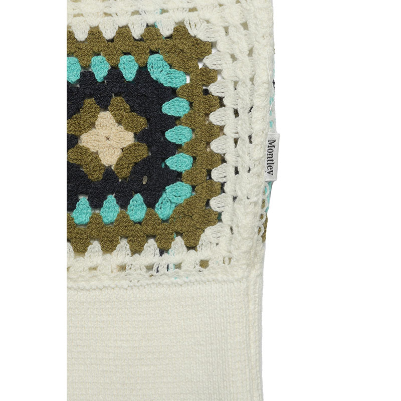 MONTLEY(モーレー)/ FLORA KNIT SHIRT -2COLOR-