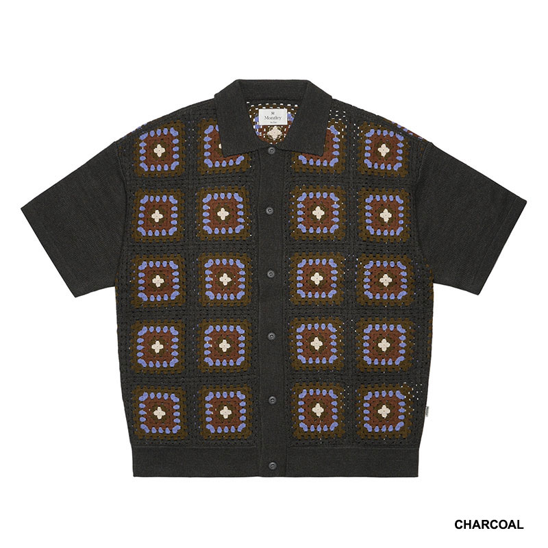 MONTLEY(モーレー)/ FLORA KNIT SHIRT -2COLOR-