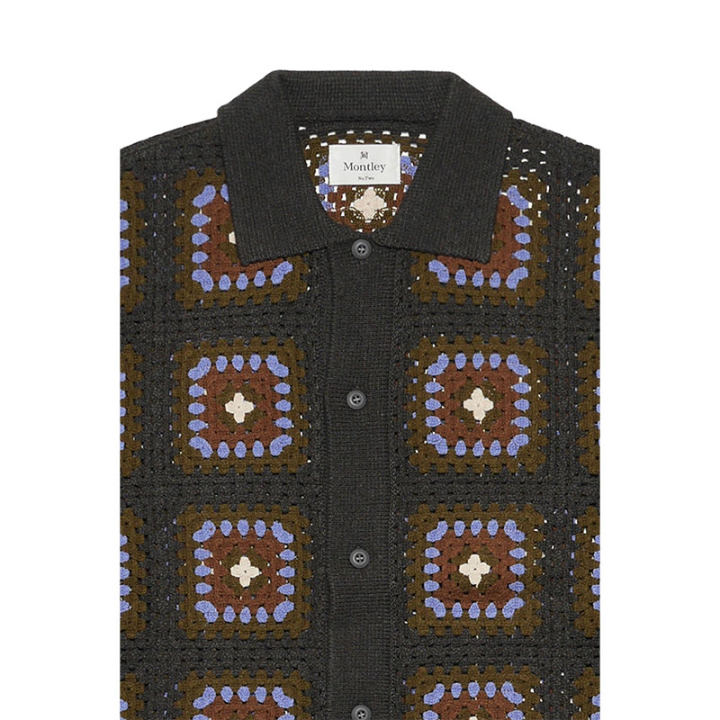 MONTLEY(モーレー)/ FLORA KNIT SHIRT -2COLOR-