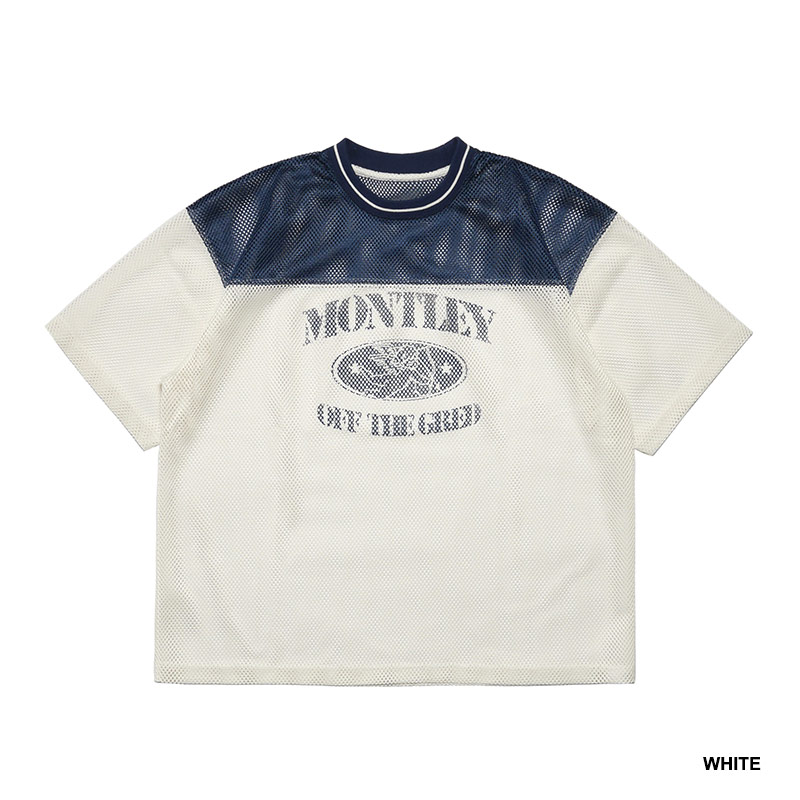 MONTLEY(モーレー)/ MESH SS TEE -3COLOR-