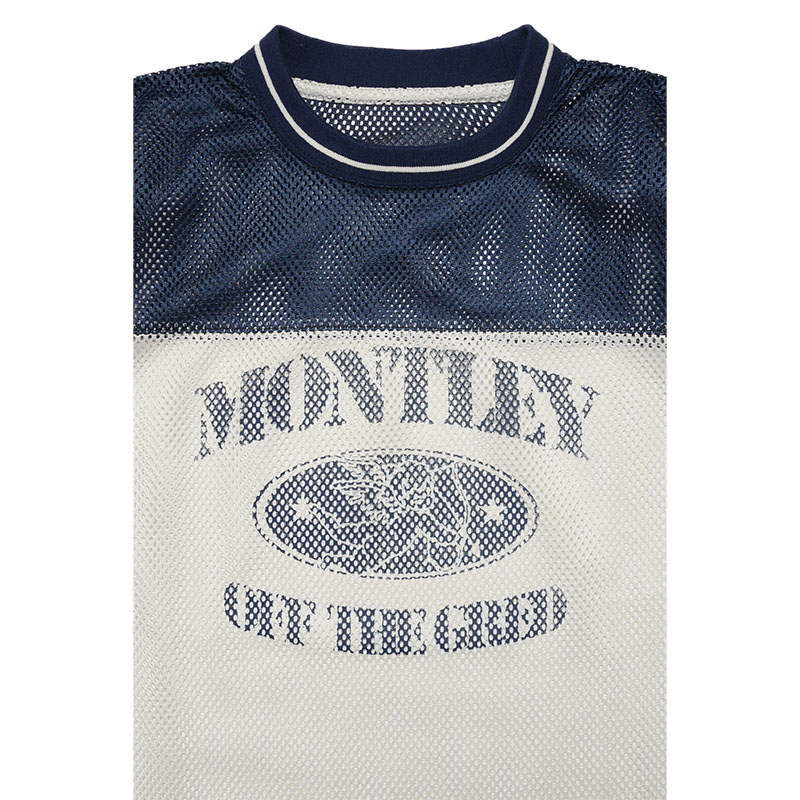 MONTLEY(モーレー)/ MESH SS TEE -3COLOR-