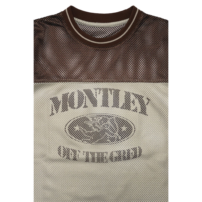 MONTLEY(モーレー)/ MESH SS TEE -3COLOR-
