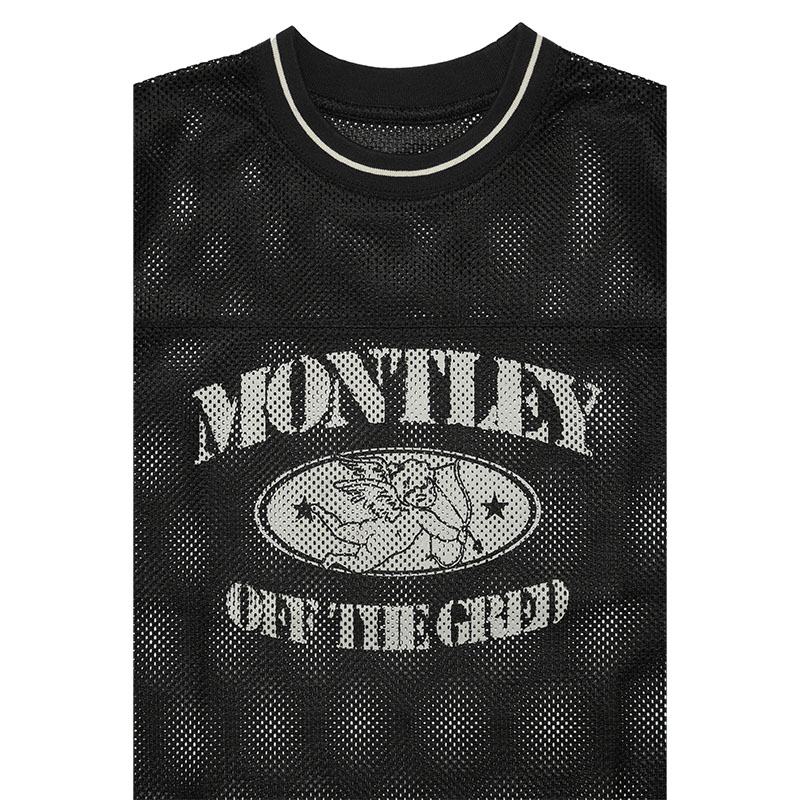 MONTLEY(モーレー)/ MESH SS TEE -3COLOR-