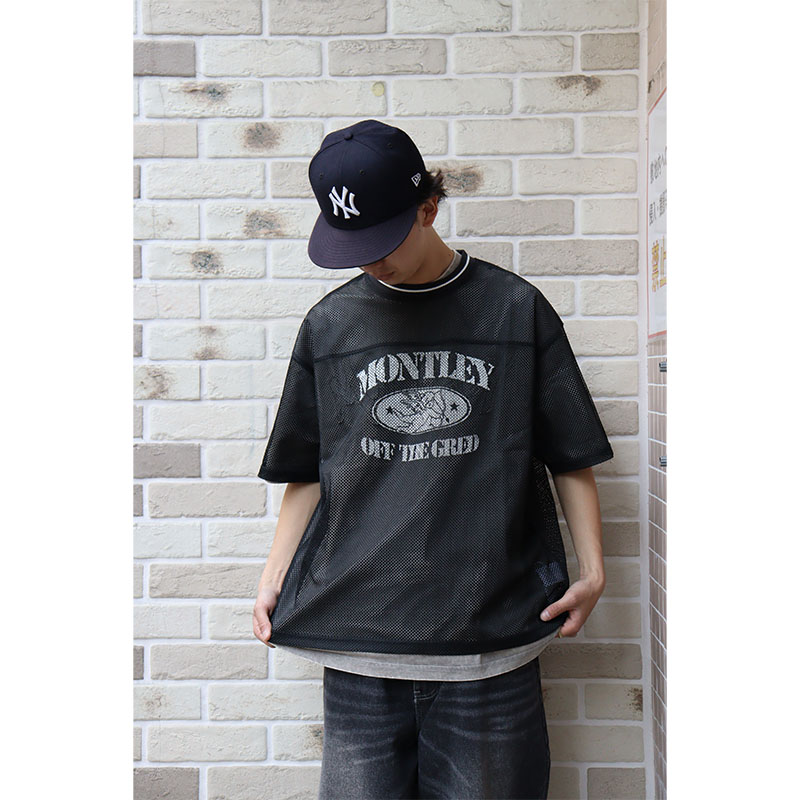 MONTLEY(モーレー)/ MESH SS TEE -3COLOR-