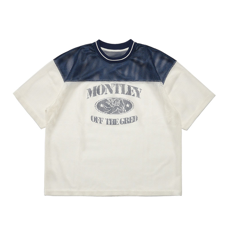 MONTLEY(モーレー)/ MESH SS TEE -3COLOR-(WHITE)
