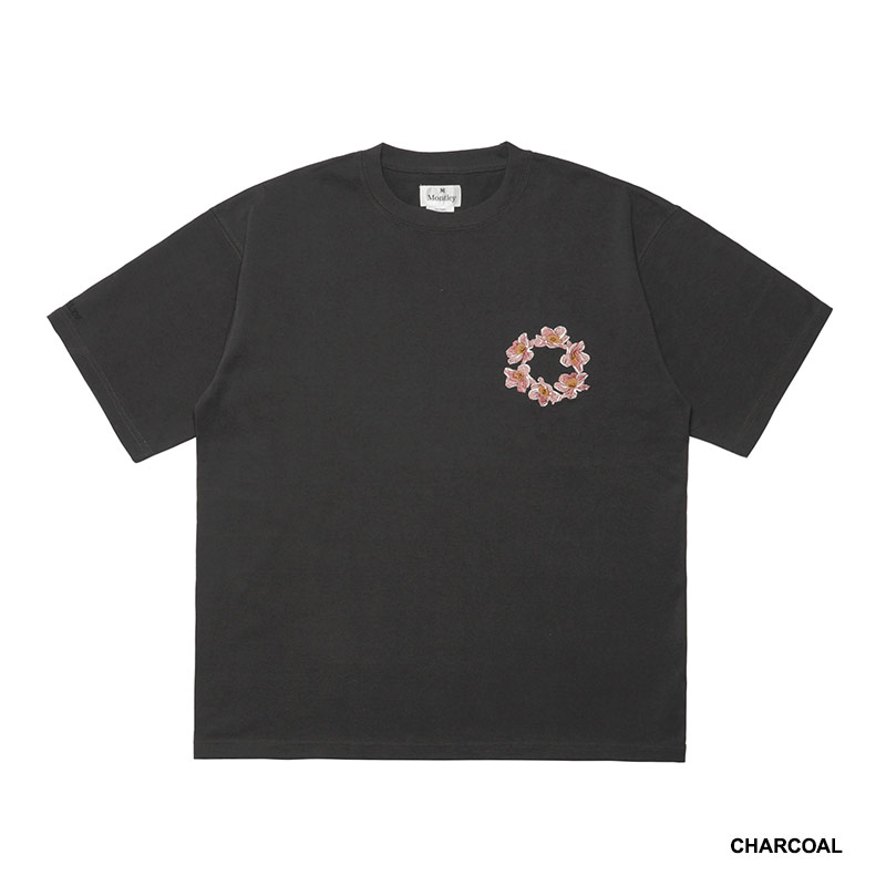 MONTLEY(モーレー)/ CIRCLE FLOWER LOGO HEAVY SS TEE -3COLOR-