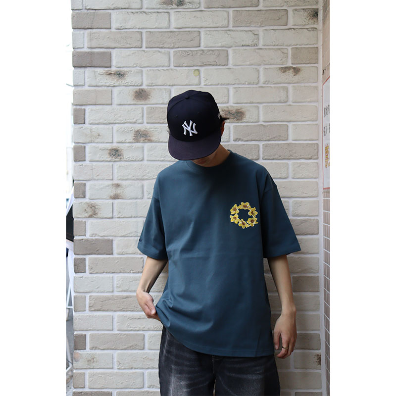 MONTLEY(モーレー)/ CIRCLE FLOWER LOGO HEAVY SS TEE -3COLOR-