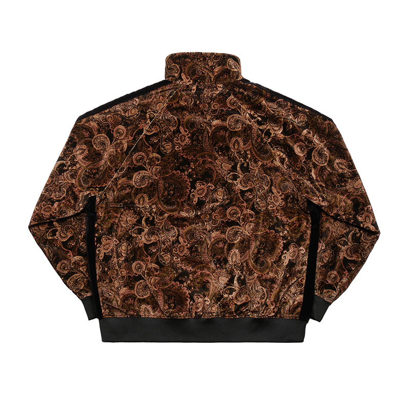 Cheers(チアーズ)/ PAISLEY VELOUR TRACK JACKET -BROWN-