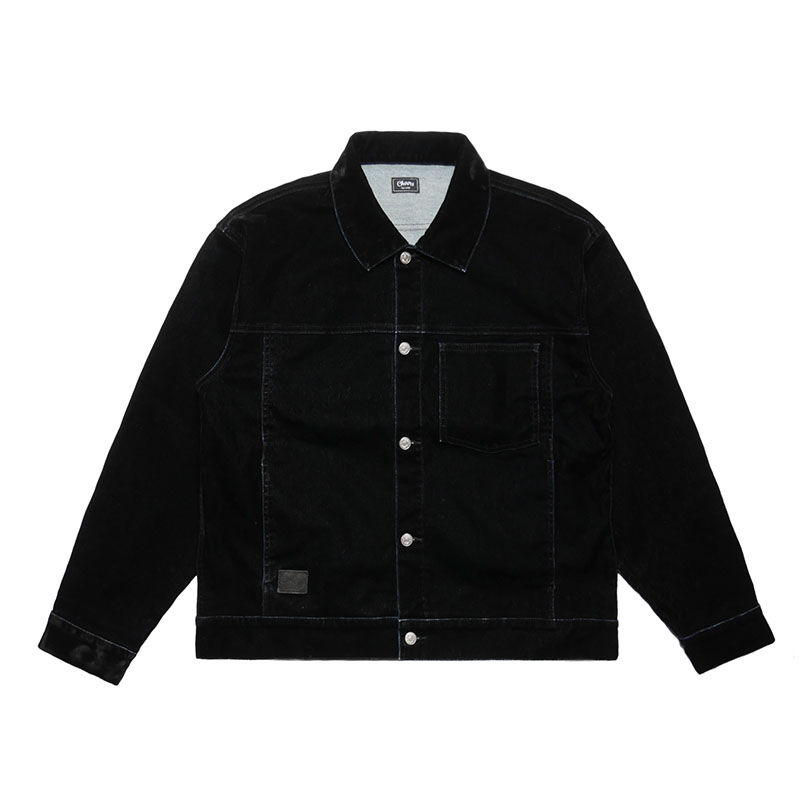 Cheers(チアーズ)/ (V)DENIM JACKET -BLACK-