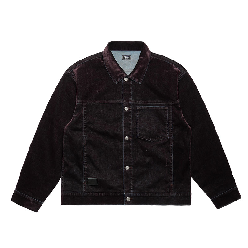 Cheers(チアーズ)/ (V)DENIM JACKET -PURPLE-