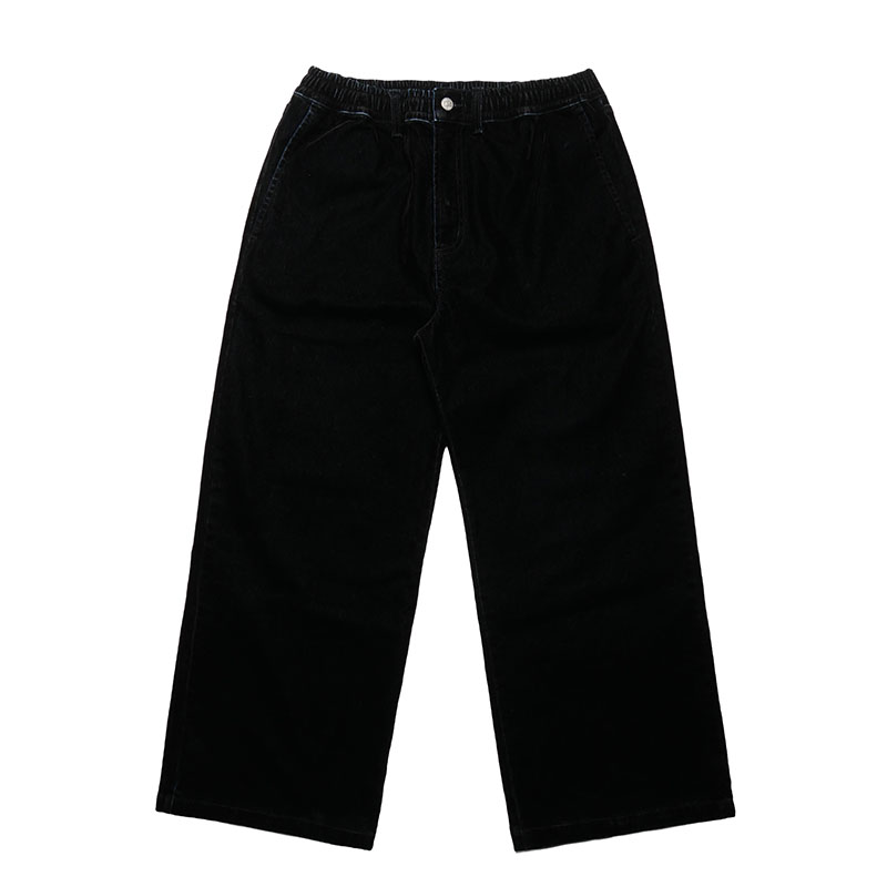 Cheers(チアーズ)/ (V)DENIM BAGGY PANTS -BLACK-