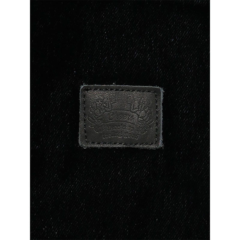 Cheers(チアーズ)/ (V)DENIM BAGGY PANTS -BLACK-