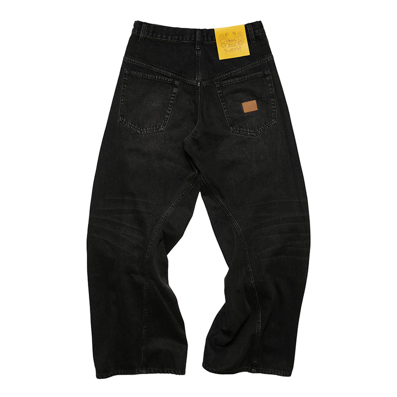 Cheers(チアーズ)/ 3D DENIM PANTS -U.BLACK-