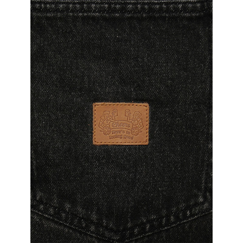 Cheers(チアーズ)/ 3D DENIM PANTS -U.BLACK-