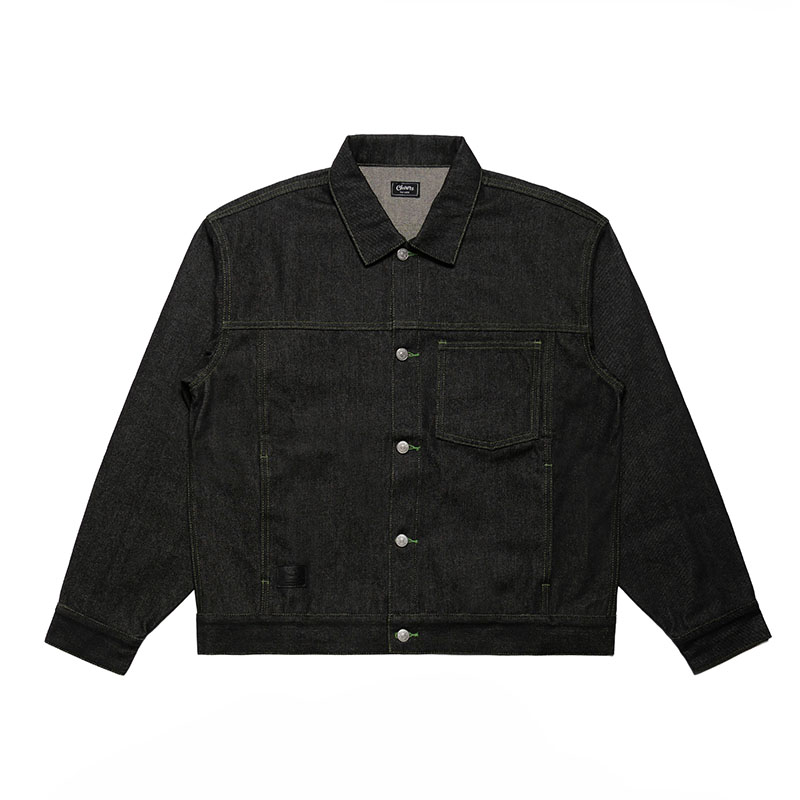 Cheers(チアーズ)/ (R) DENIM JACKET -BLACK-