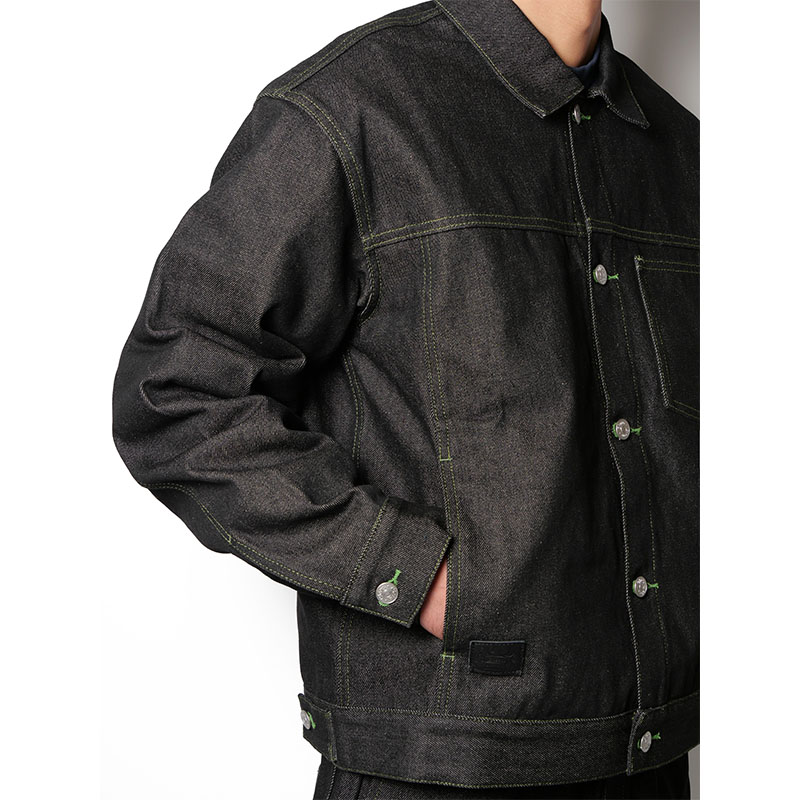 Cheers(チアーズ)/ (R) DENIM JACKET -BLACK-