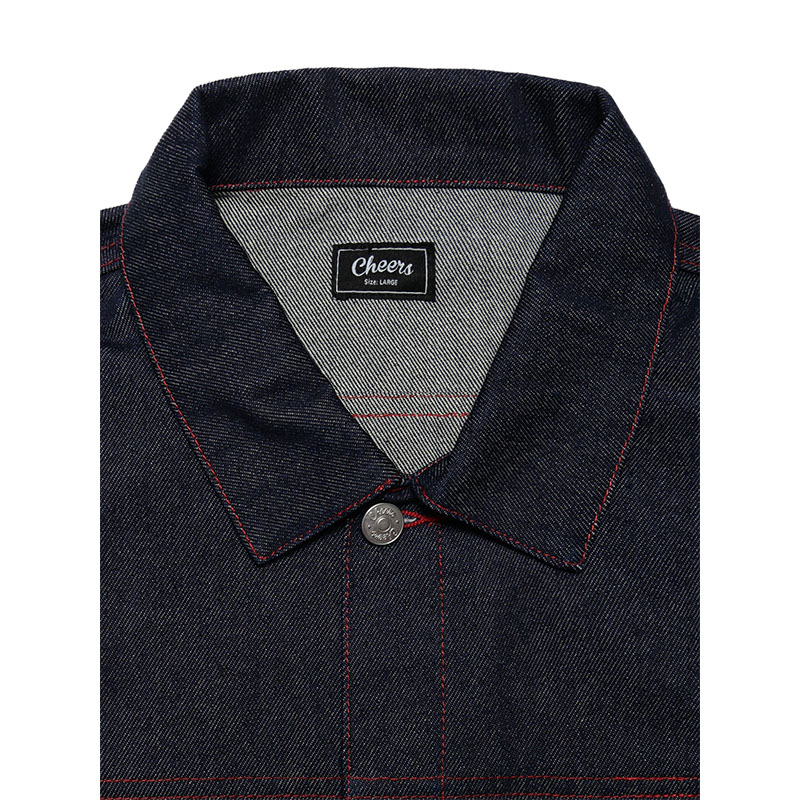 Cheers(チアーズ)/ (R) DENIM JACKET -NAVY-