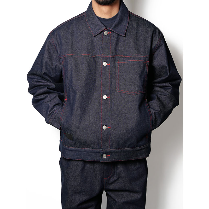 Cheers(チアーズ)/ (R) DENIM JACKET -NAVY-