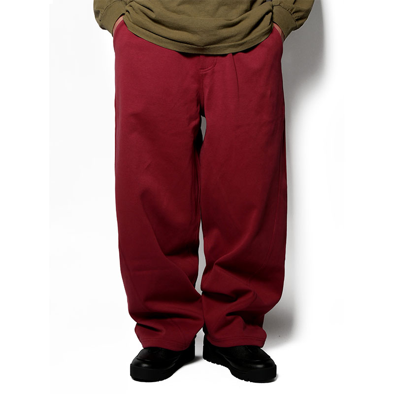 Cheers(チアーズ)/ BL L.SWEAT PANTS -BURGUNDY-