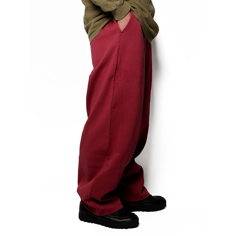 Cheers(チアーズ)/ BL L.SWEAT PANTS -BURGUNDY-