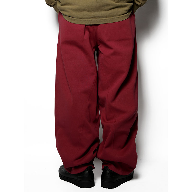 Cheers(チアーズ)/ BL L.SWEAT PANTS -BURGUNDY-