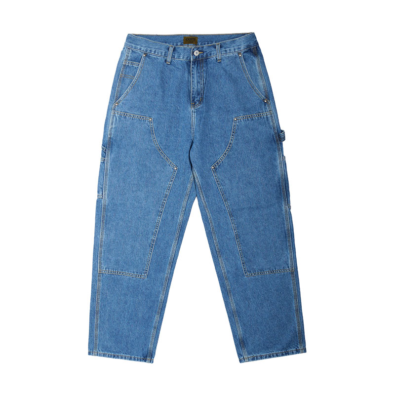 COTS(コッツ)/ DOUBLE KNEE DENIM PANTS -2.COLOR-(W.INDIGO)