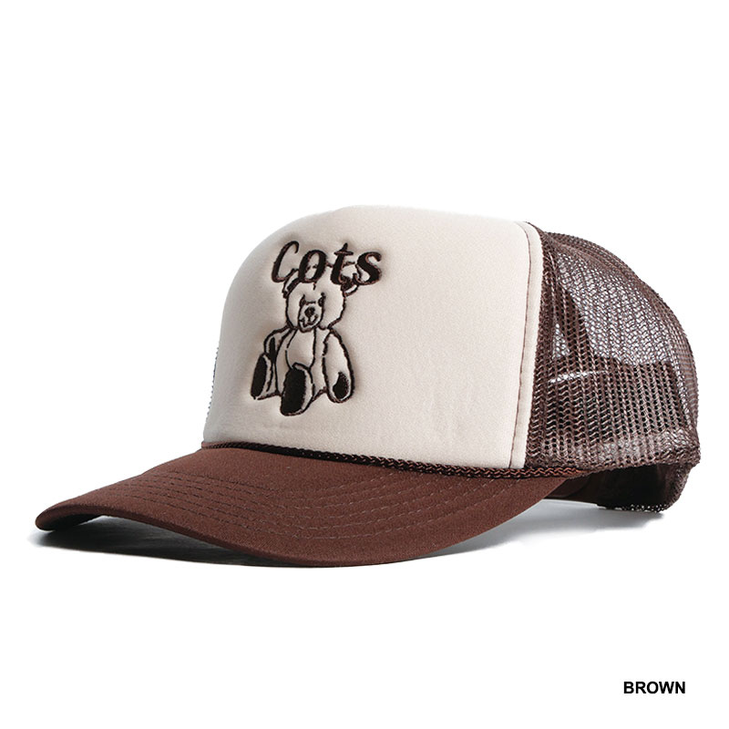 COTS(コッツ)/ TEDDY MESH CAP -3.COLOR-