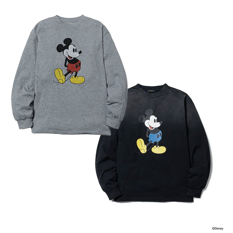 F-LAGSTUF-F(フラグスタフ)/ MICKEY L/S T-SHIRT -2.COLOR-