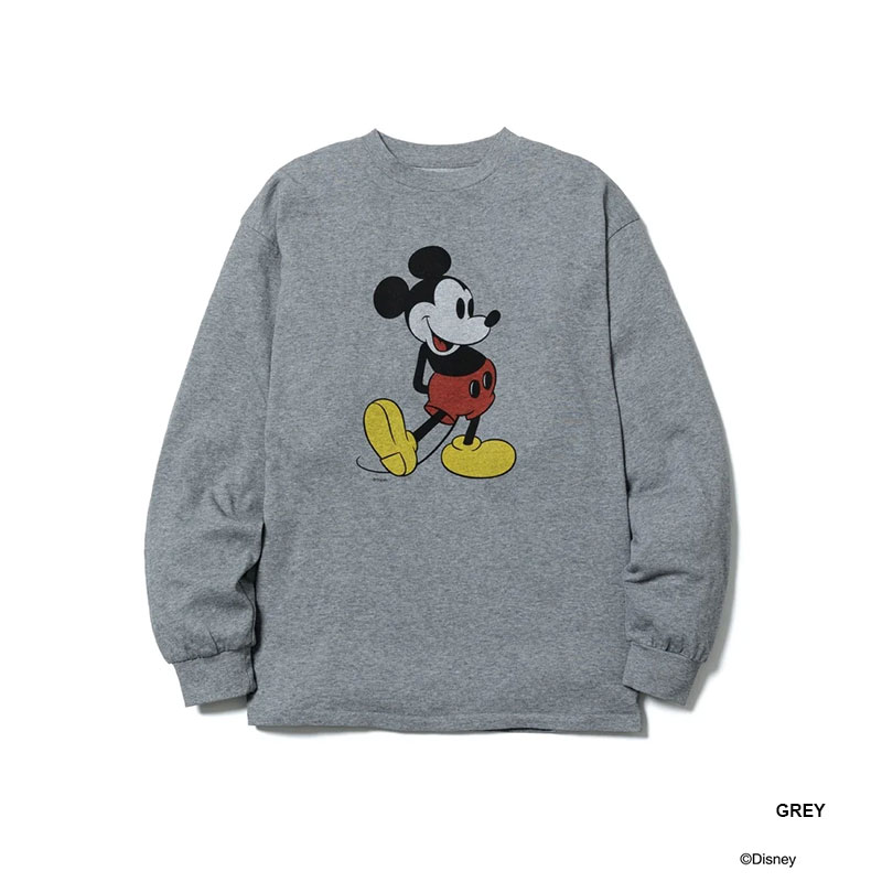 F-LAGSTUF-F(フラグスタフ)/ MICKEY L/S T-SHIRT -2.COLOR-