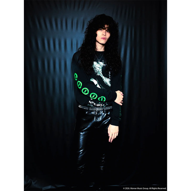 F-LAGSTUF-F(フラグスタフ)/ FOR WHEN IT RAINS L/S T-SHIRT(TYPE-O NEGATIVE) -BLACK-