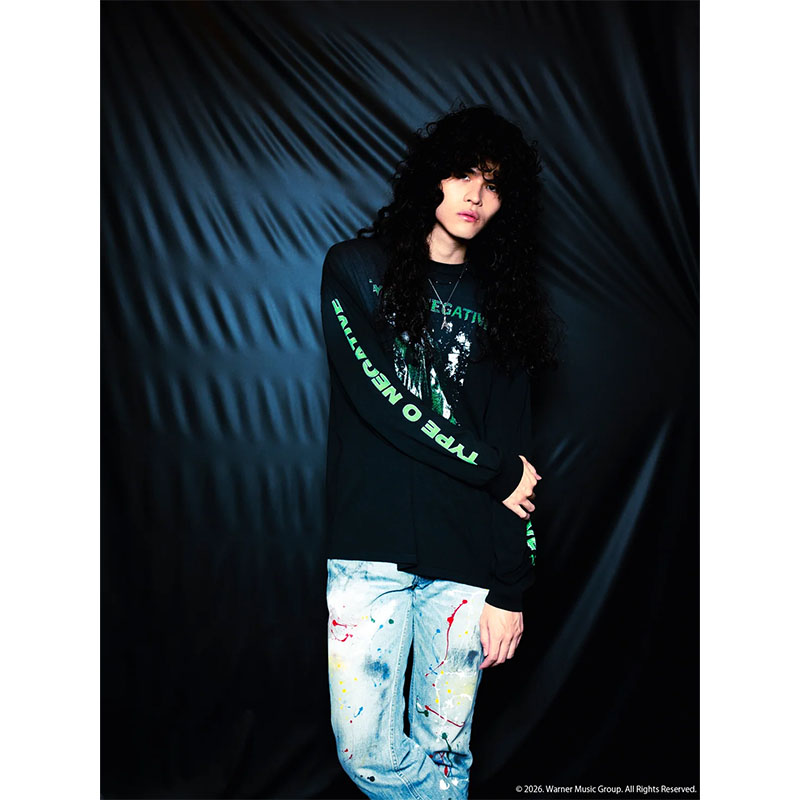 F-LAGSTUF-F(フラグスタフ)/ BEG TO SERVE L/S T-SHIRT(TYPE-O NEGATIVE) -BLACK-