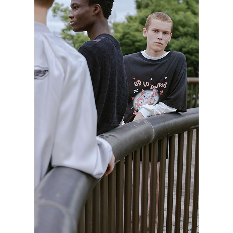 F-LAGSTUF-F(フラグスタフ)/ PARTY TEE -2.COLOR-