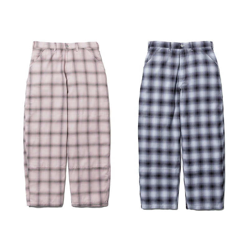 F-LAGSTUF-F(フラグスタフ)/ SHADOW PLAID PANTS -2.COLOR-