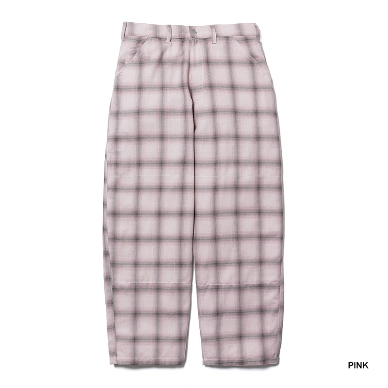 F-LAGSTUF-F(フラグスタフ)/ SHADOW PLAID PANTS -2.COLOR-