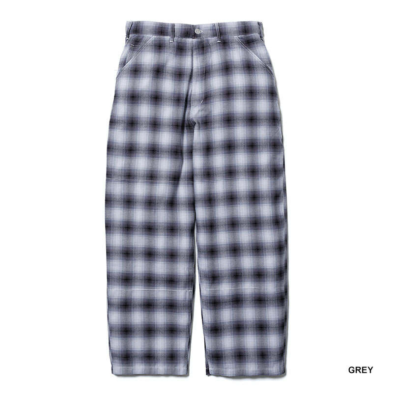 F-LAGSTUF-F(フラグスタフ)/ SHADOW PLAID PANTS -2.COLOR-