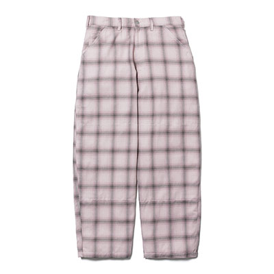 F-LAGSTUF-F(フラグスタフ)/ SHADOW PLAID PANTS -2.COLOR-