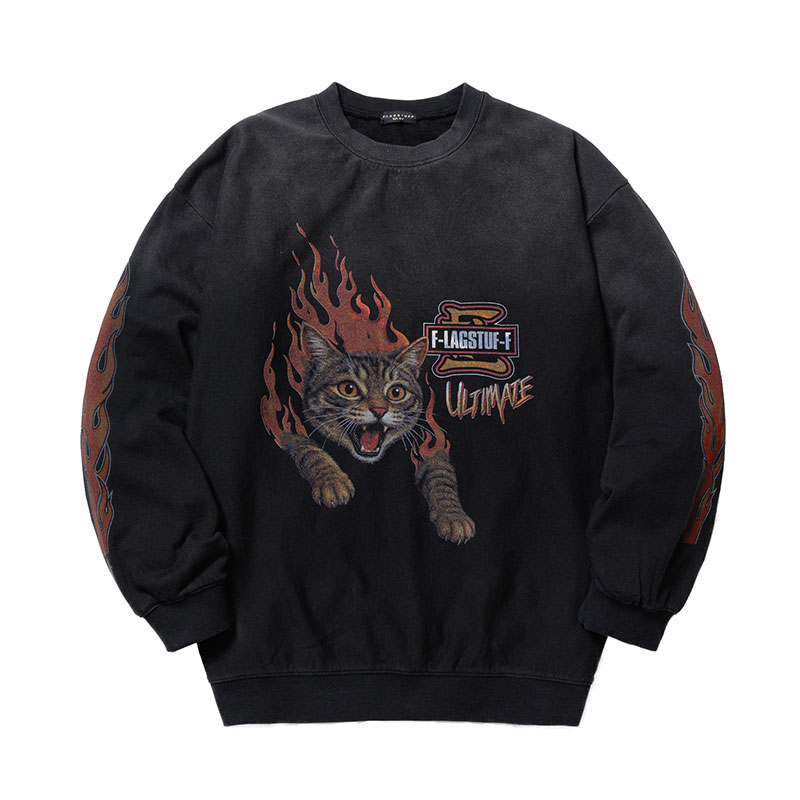 F-LAGSTUF-F(フラグスタフ)/ "ULTIMATE" SWEAT  -BLACK-
