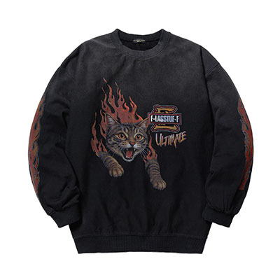 F-LAGSTUF-F(フラグスタフ)/ "ULTIMATE" SWEAT  -BLACK-