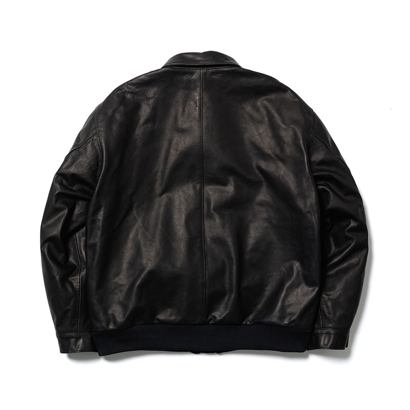 F-LAGSTUF-F(フラグスタフ)/ TYPE A-2 LEATHER JACKET(xblackmeans) -BLACK-