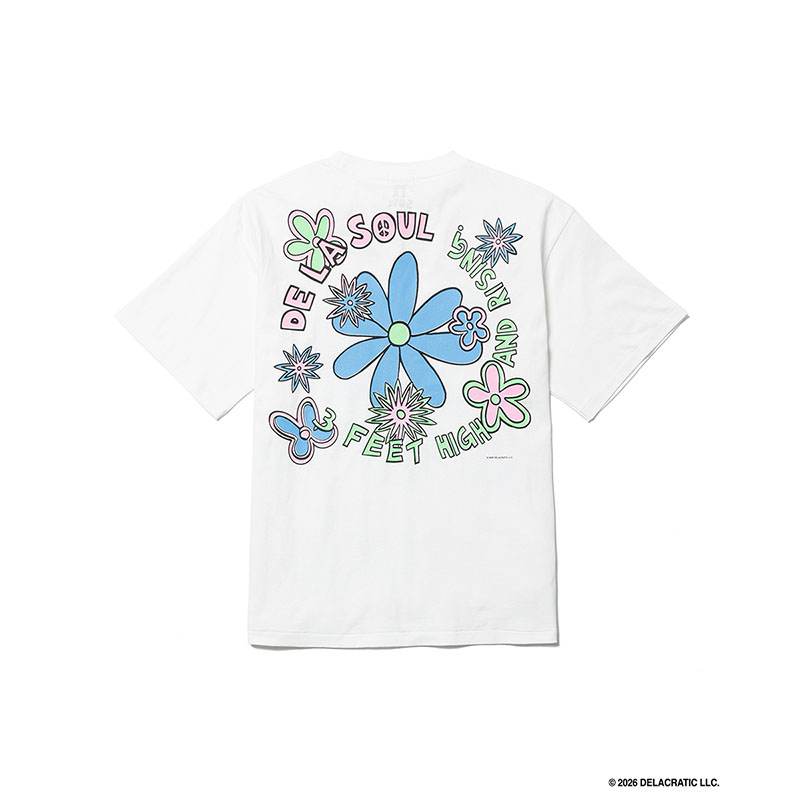 F-LAGSTUF-F(フラグスタフ)/ "3FEET HIGH AND RISING" TEE(×De La Soul) -WHITE-