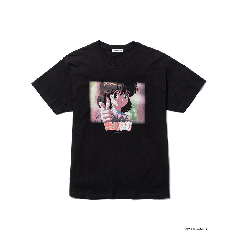 F-LAGSTUF-F(フラグスタフ)/ "KEIKO" TEE(x幽遊白書) -BLACK-