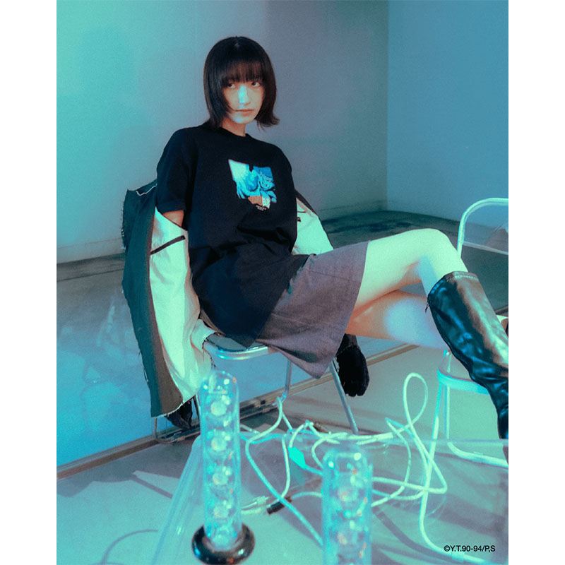 F-LAGSTUF-F(フラグスタフ)/ "YUSUKE" TEE(x幽遊白書) -BLACK-