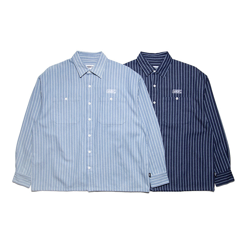 HAIGHT(ヘイト)/ STRIPE DENIM SHIRT -2.COLOR-