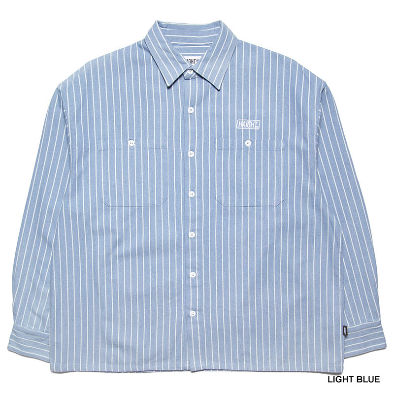 HAIGHT(ヘイト)/ STRIPE DENIM SHIRT -2.COLOR-