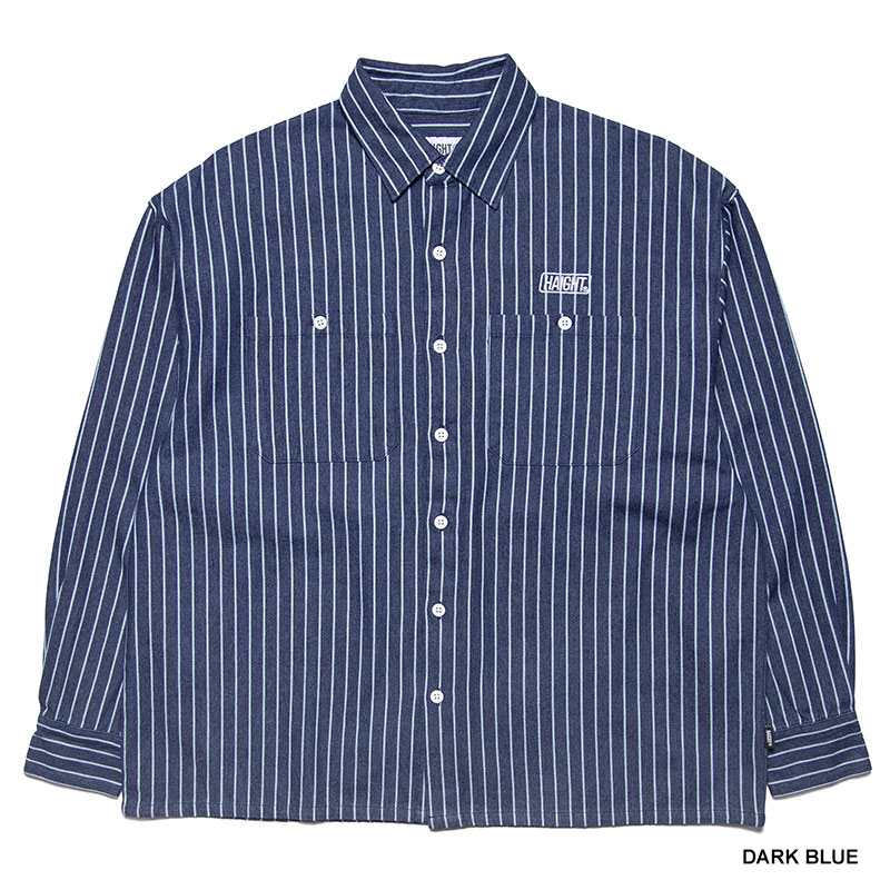 HAIGHT(ヘイト)/ STRIPE DENIM SHIRT -2.COLOR-